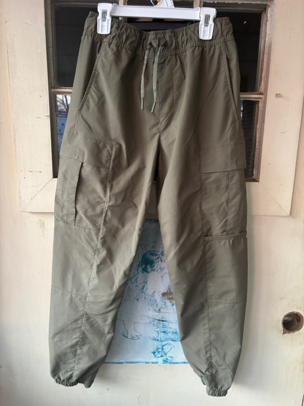 wonder nation Olive Cargo Jogger Pants for Men